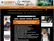 Tablet Screenshot of hobbyprojects.net